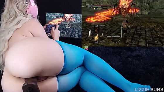 dark souls gamer girl video games dildo